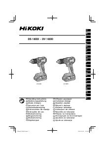 Handleiding Hikoki DS 18DD Schroef-boormachine