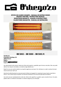 Manual de uso Orbegozo BB 5001 R Calefactor