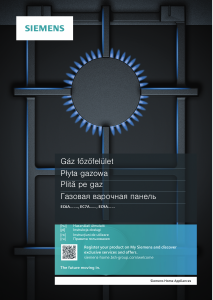 Manual Siemens EC9A5SS90N Plită
