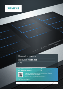 Manual de uso Siemens ED675FQC5E Placa