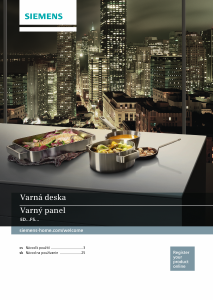 Návod Siemens ED675FSB1E Pánt