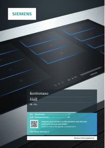 Käyttöohje Siemens ED777FQC5E Keittotaso