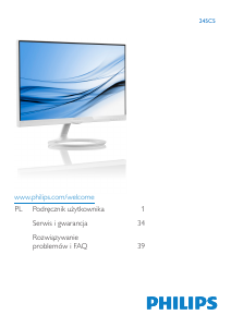 Handleiding Philips 245C5QHAB LED monitor