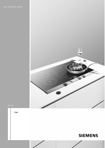 Handleiding Siemens EH475MG11E Kookplaat