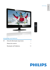 Manual Philips 191TV4LB Monitor LED