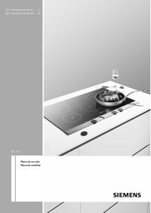 Manual de uso Siemens EH601FV17E Placa