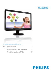 Handleiding Philips 192E2SB2 LED monitor