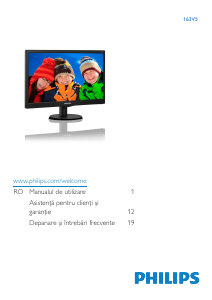 Manual Philips 163V5LSB2 Monitor LED