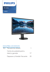 Manual Philips 288B9RN Monitor LED
