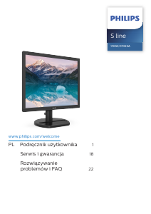 Instrukcja Philips 170S9A Monitor LED