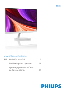 Handleiding Philips 225C5QSB LED monitor