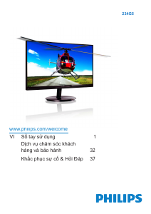 Hướng dẫn sử dụng Philips 234G5DHSD Màn hình LED