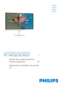 Manual Philips 277E7EDSB Monitor LED