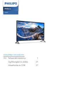 Használati útmutató Philips 438P1 LED-es monitor