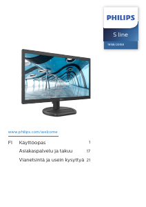 Käyttöohje Philips 191S8LHSB2 LED-näyttö