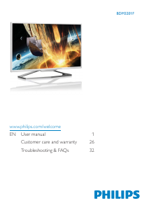 Handleiding Philips BDM3201FC LED monitor