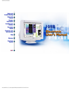 Handleiding Philips 109B63 Monitor