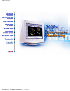Manual Philips 202P45 Monitor