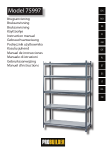 Bruksanvisning Probuilder 76997 Skåp