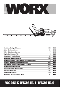 Manual de uso Worx WG261E.9 Tijeras cortasetos