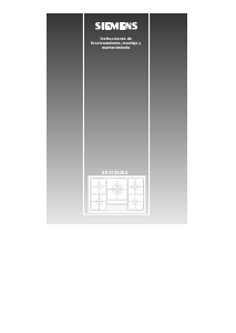 Manual de uso Siemens ER37353EU Placa