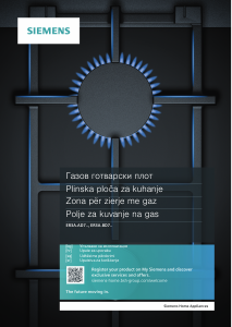 Priručnik Siemens ER3A6BD70N Ploča za kuhanje