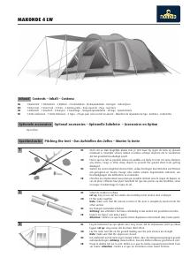 Handleiding Nomad Makonde 4 LW Tent