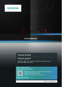 Návod Siemens ET645FH17 Pánt