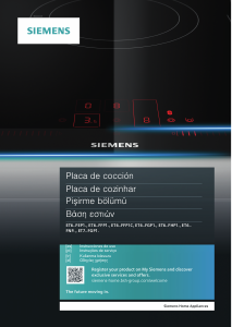 Manual Siemens ET645FHP1 Placa