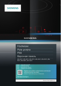 Руководство Siemens ET645FN17C Варочная поверхность