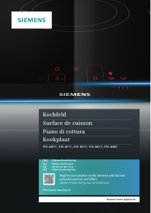 Mode d’emploi Siemens ET651BN17R Table de cuisson