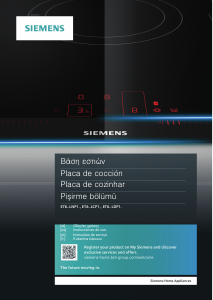 Manual Siemens ET675LNP1C Placa