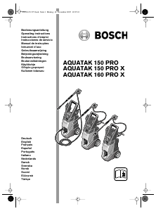 Manual de uso Bosch Aquatak 150 Limpiadora de alta presión