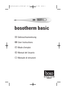 Manuale Boso Bosotherm Basic Termometro