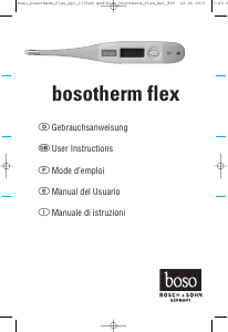 Mode d’emploi Boso Bosotherm Flex Thermomètre