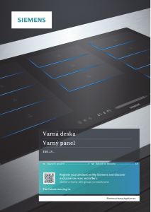 Návod Siemens EX801LYC1E Pánt