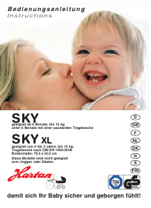Bruksanvisning Hartan Sky XL Barnevogn