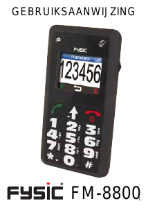 Handleiding Fysic FM-8800 Mobiele telefoon