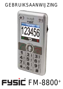 Handleiding Fysic FM-8800+ Mobiele telefoon