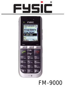 Handleiding Fysic FM-9000 Mobiele telefoon