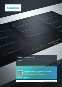 Manual de uso Siemens EX977LXV5E Placa