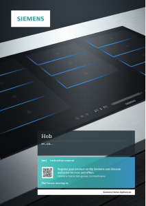 Handleiding Siemens EY645CXB1E Kookplaat