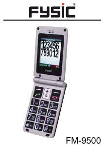 Handleiding Fysic FM-9500 Mobiele telefoon