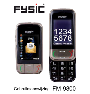 Handleiding Fysic FM-9800 Mobiele telefoon