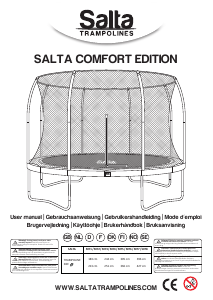 Bruksanvisning Salta 5076 Comfort Edition Studsmatta