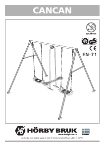 说明书 Hörby Bruk Cancan 秋千