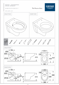 Manual Grohe 39427000 Toalete