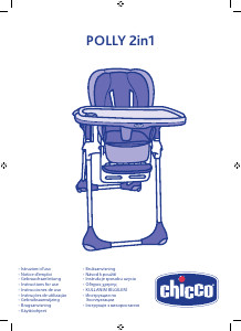 Manual Chicco Polly 2in1 Cadeira alta para bebé