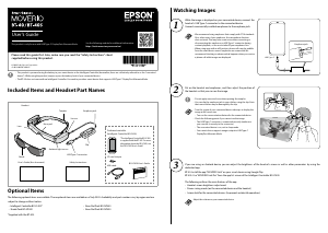 Handleiding Epson BT-40 Moverio Smart Glasses