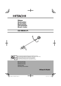 Bruksanvisning Hitachi CG 40EAS (P) Ryddesag